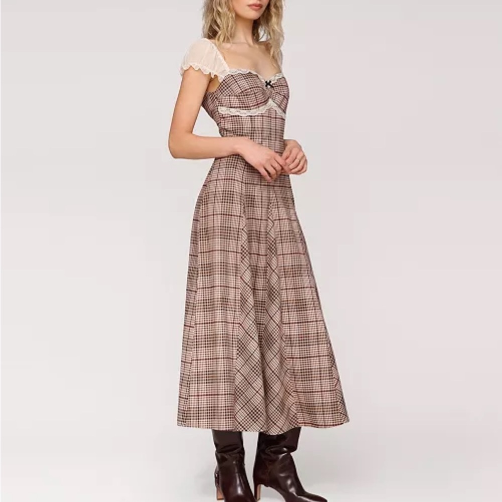 NWT Avec Les Filles Midi Dress 8 - Picture 6 of 10